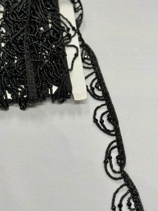 Blackfestive lace trim